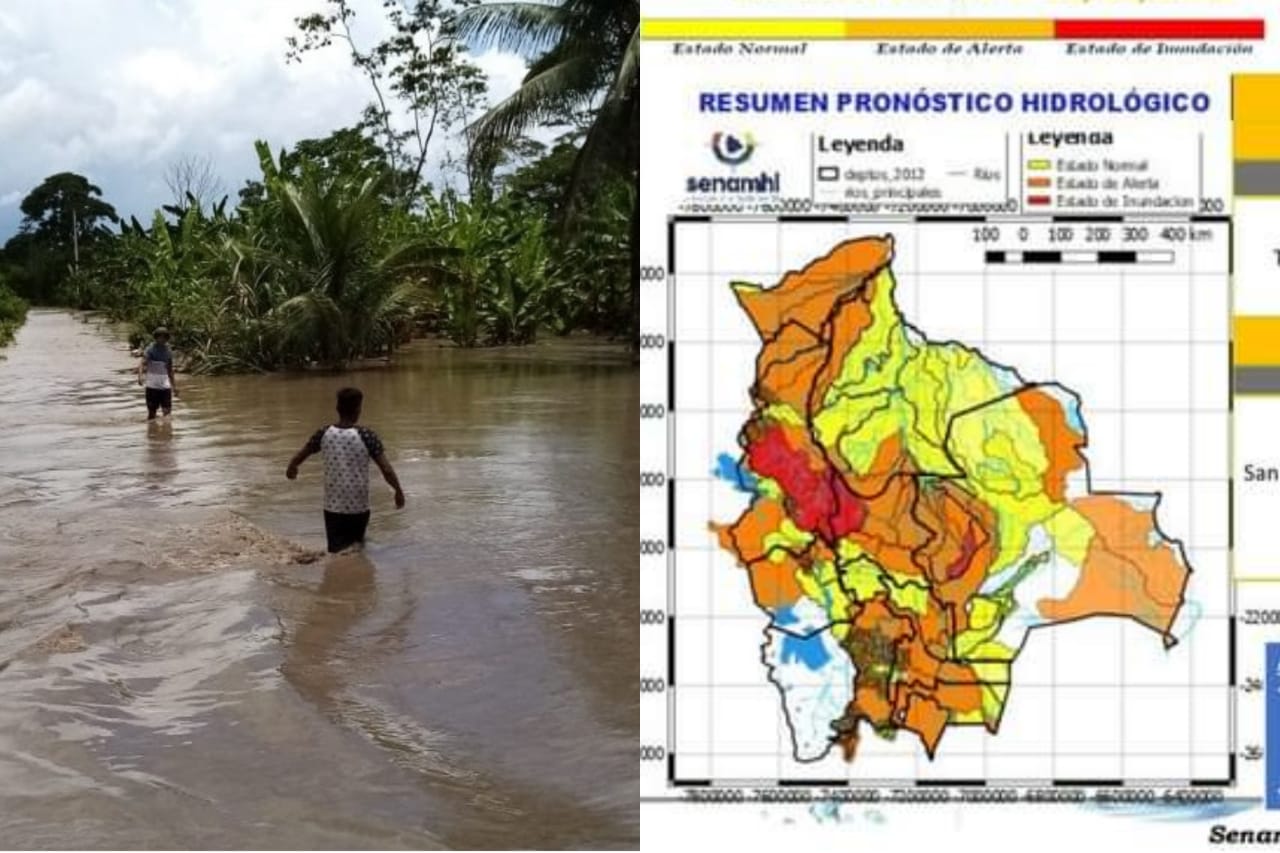 Senamhi Emite Alerta Roja En El Norte De La Paz Y Naranja En 8