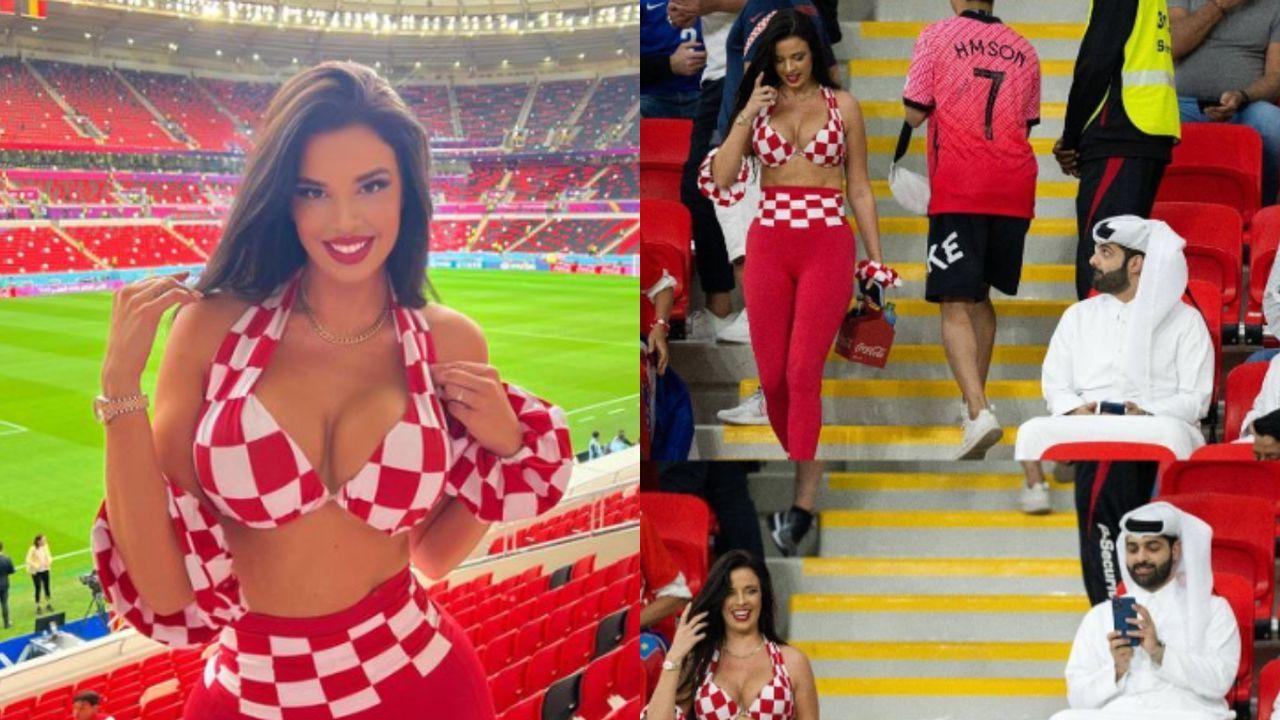 Ivana Knoll La Modelo Croata Fue Echada De Un Estadio De La Copa Del