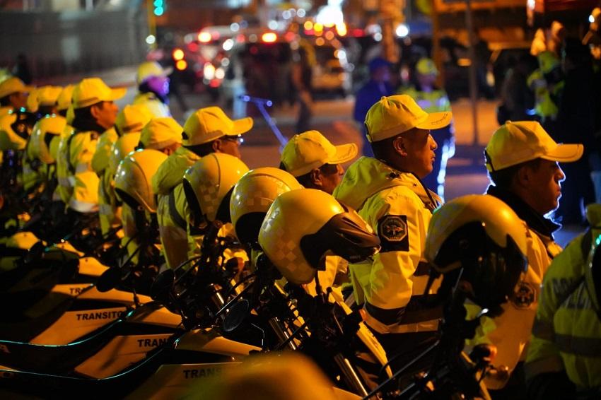 El Alto cuenta con una patrulla motorizada para controlar el tráfico y