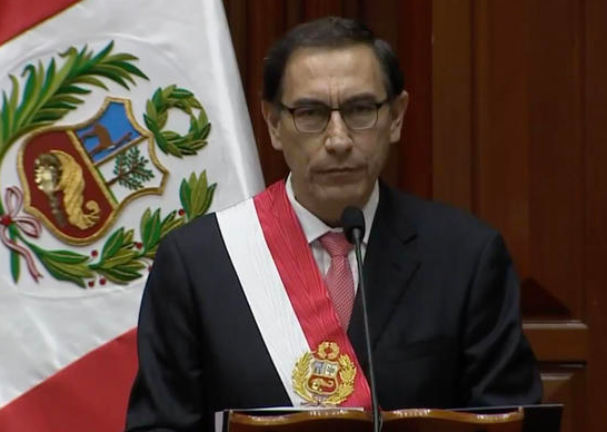 El Congreso De Perú Aprobó La Destitución Del Presidente Martín